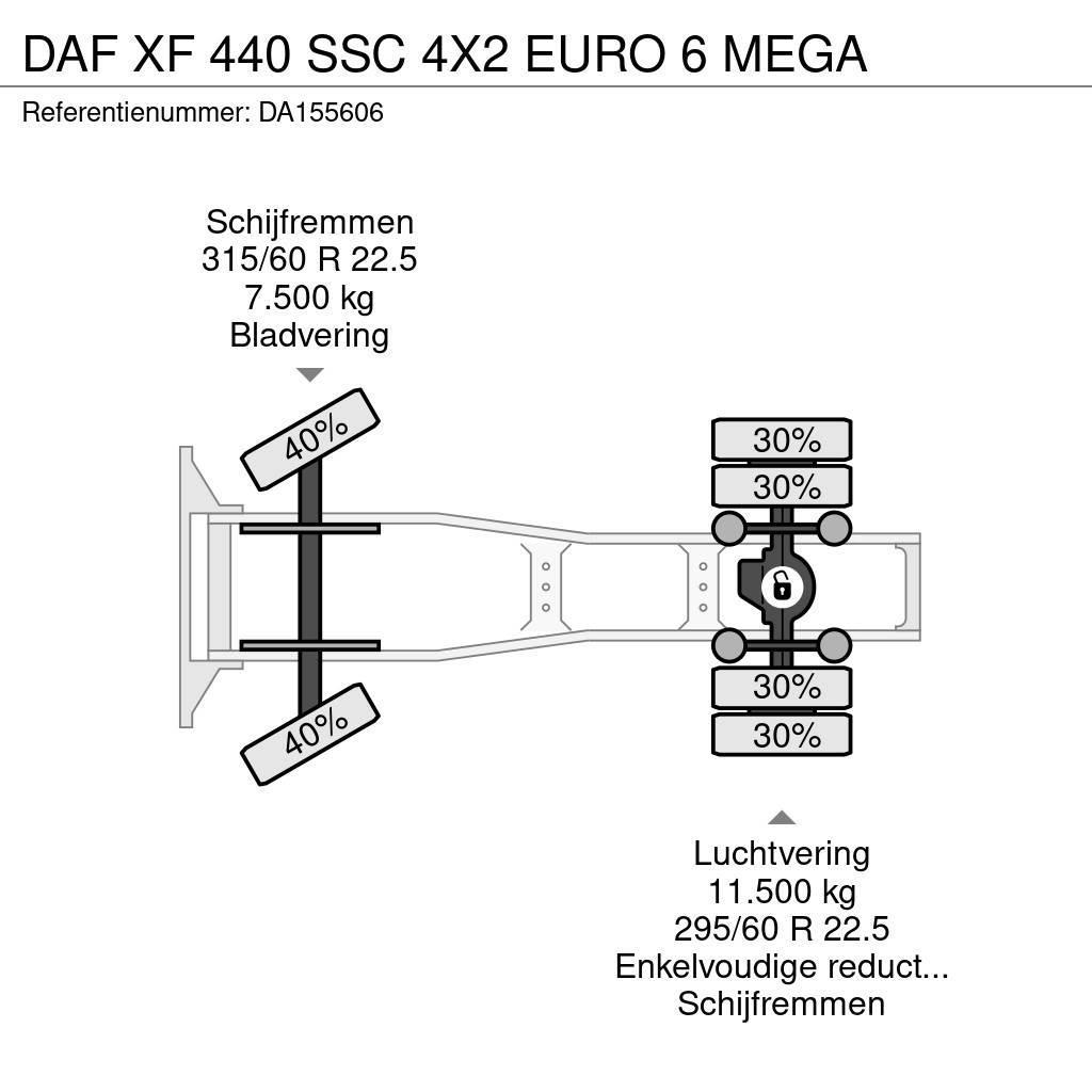 DAF XF 440 SSC 4X2 EURO 6 MEGA Τράκτορες