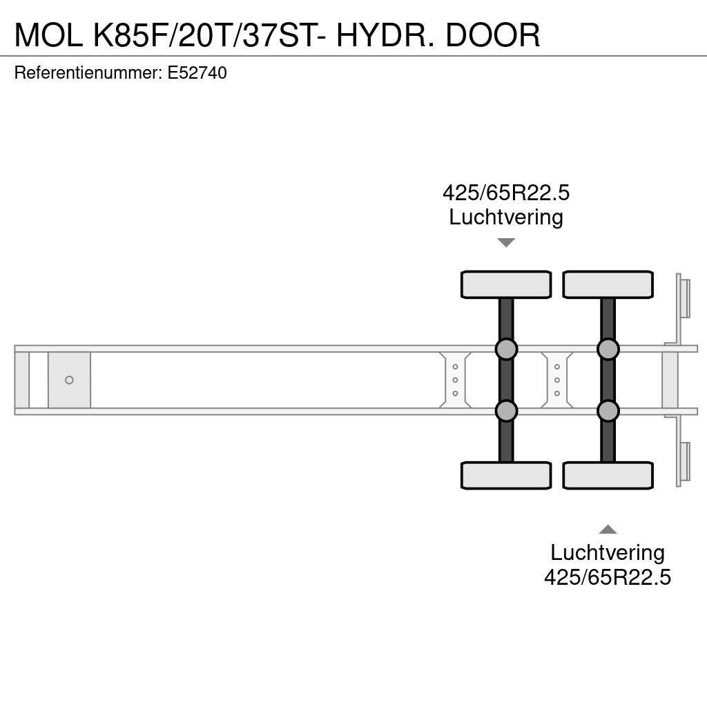 MOL K85F/20T/37ST- HYDR. DOOR Ανατρεπόμενες ημιρυμούλκες