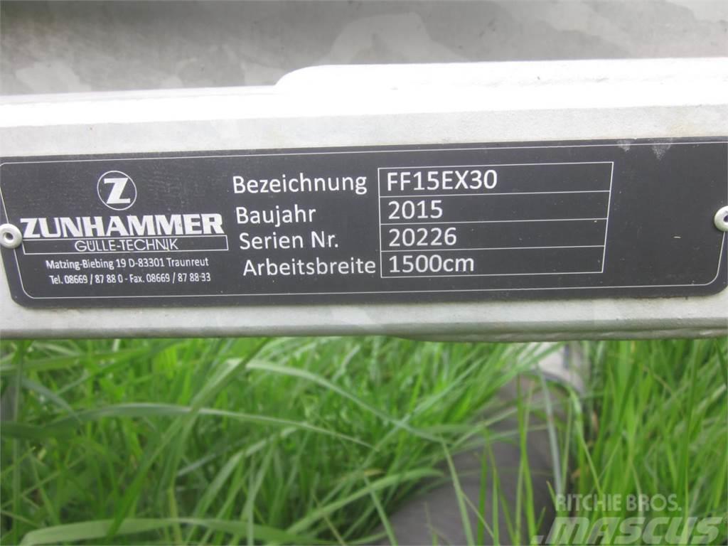 Zunhammer FF15EX30 Schleppschuh Verteiler Gestänge, 15 m, VO Διασκορπιστές κοπριάς
