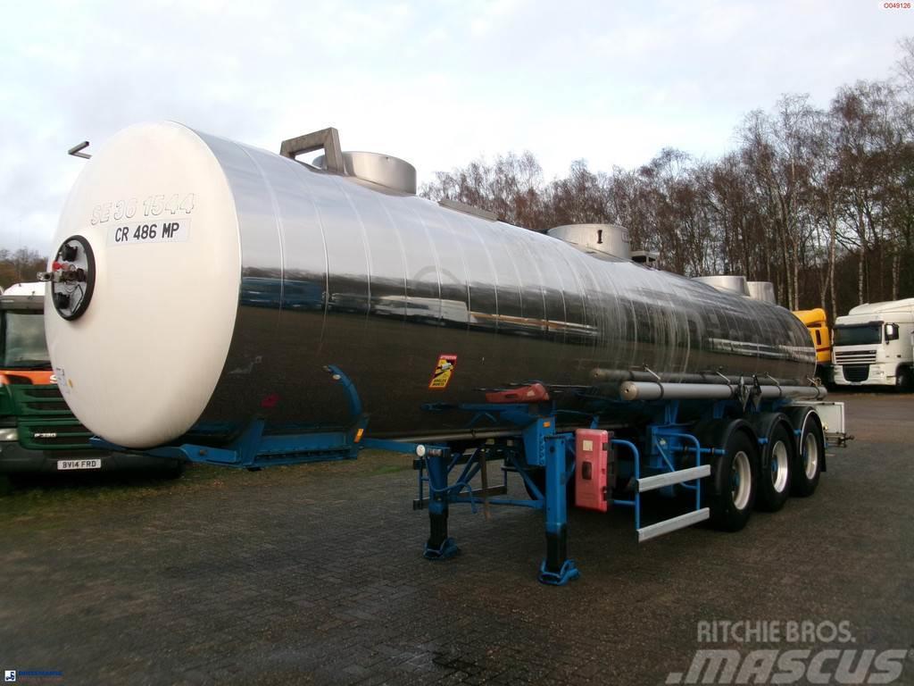 Magyar Chemical ACID tank inox L10BN 20.5 m3 / 1 comp Ημιρυμούλκες βυτίων