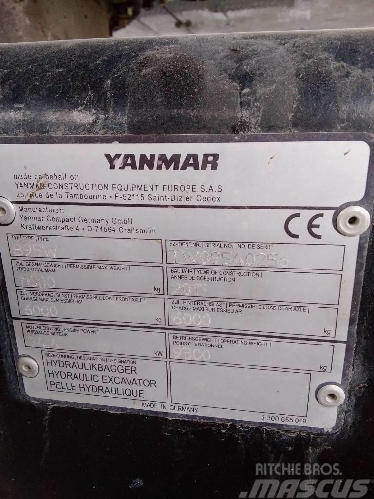 Yanmar B95W Εκσκαφείς με τροχούς - λάστιχα