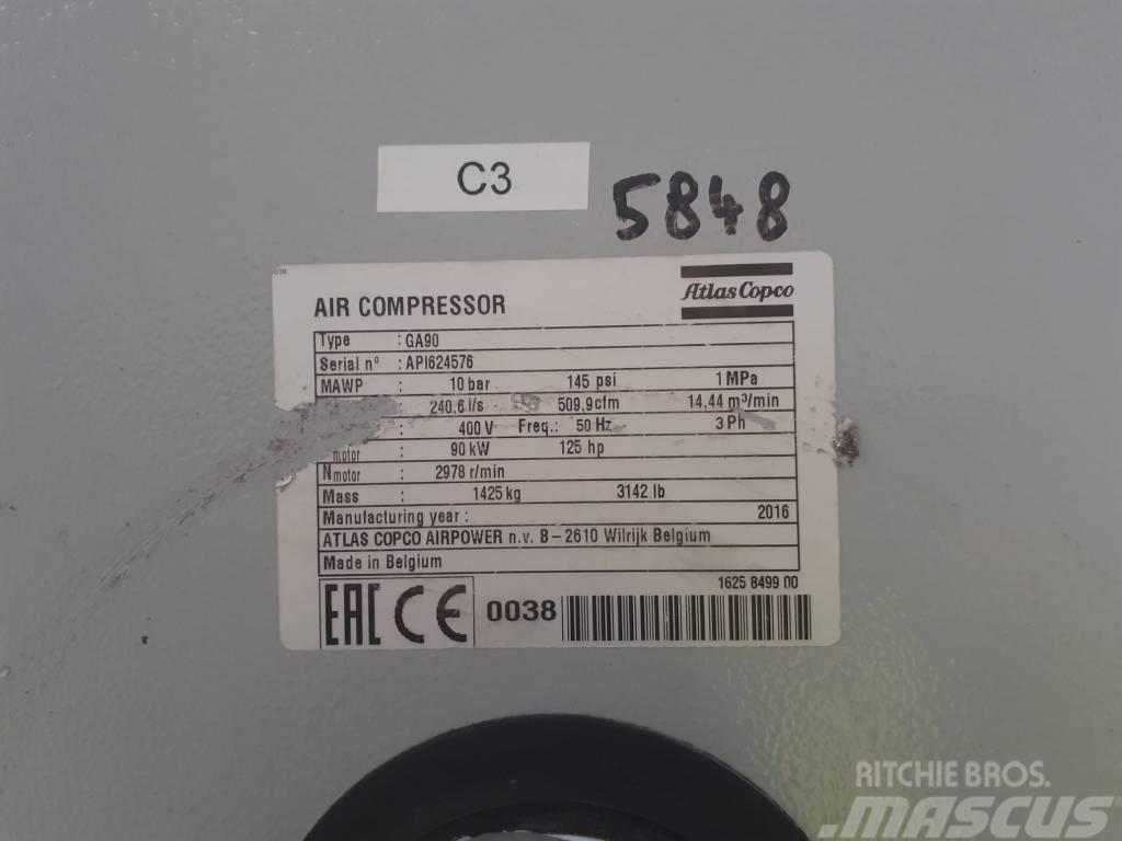 Atlas Copco Compresseur à vis (GA90) Αεροσυμπλέκτες