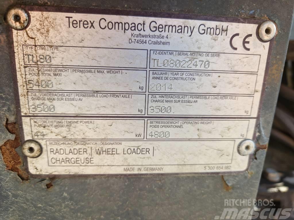 Terex TL80 Φορτωτές με λάστιχα (Τροχοφόροι)
