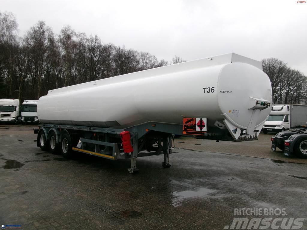  Crane Fruehauf Fuel tank alu 39 m3 / 1 comp + pump Ημιρυμούλκες βυτίων