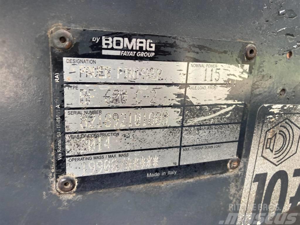 Bomag BF 600 C-2 S500 NON-CE Επίστρωση ασφάλτου