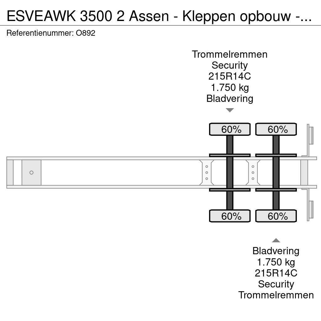 Esve AWK 3500 2 Assen - Kleppen opbouw - FietsVervoer - Ημιρυμούλκες κόφα
