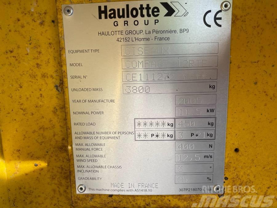 Haulotte Compact 12 RTE Ανυψωτήρες ψαλιδωτής άρθρωσης
