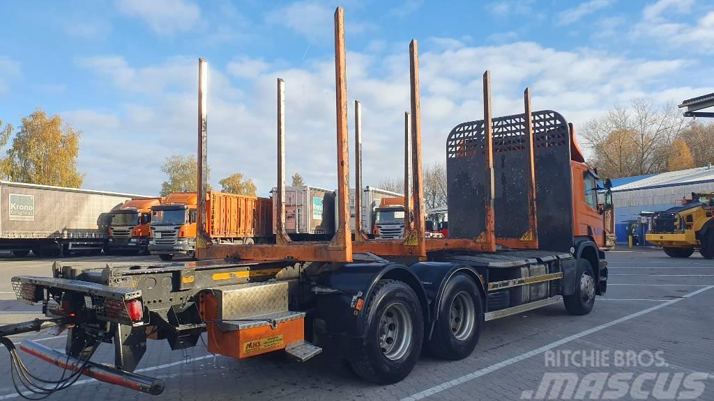 Scania P450 CB6X4EHX Φορτηγά ξυλείας