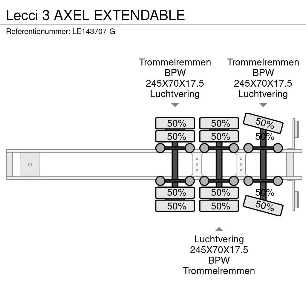  Lecci 3 AXEL EXTENDABLE Ημιρυμούλκες με χαμηλό δάπεδο