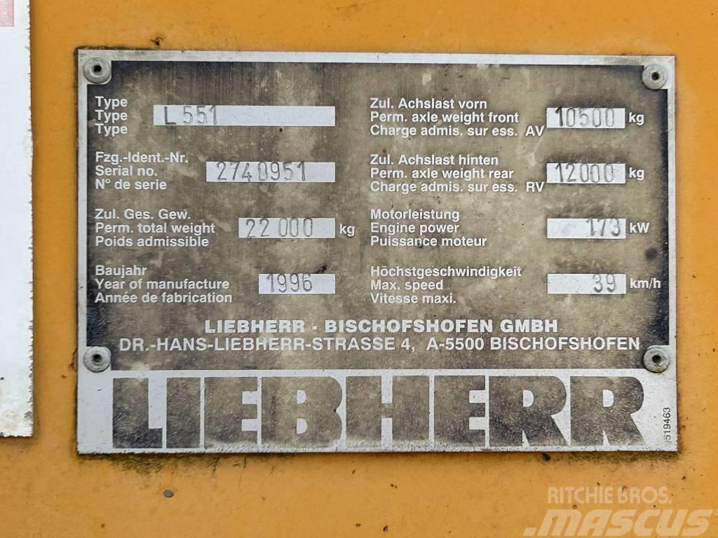 Liebherr L 551 Φορτωτές με λάστιχα (Τροχοφόροι)