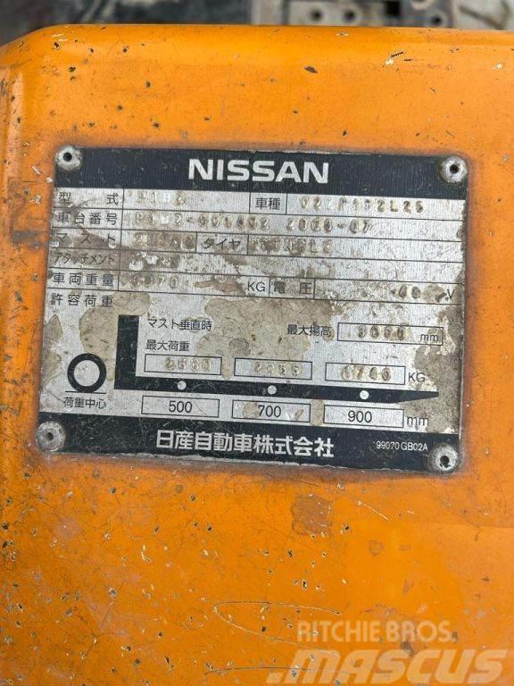 Nissan Duplex, 2.500KG, 4.926hrs!!, no charger 02ZP1B2L25 Ηλεκτρικά περονοφόρα ανυψωτικά κλαρκ