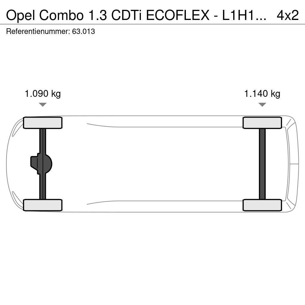 Opel Combo 1.3 CDTi ECOFLEX - L1H1 - AC - Cruise - Hook Κλειστού τύπου