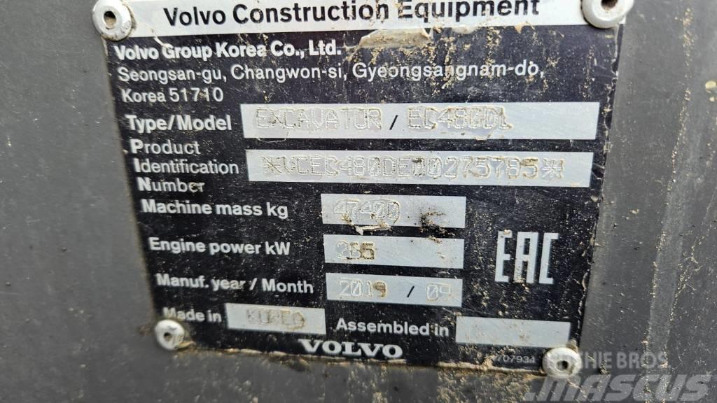 Volvo EC 480 D L Εκσκαφείς με ερπύστριες