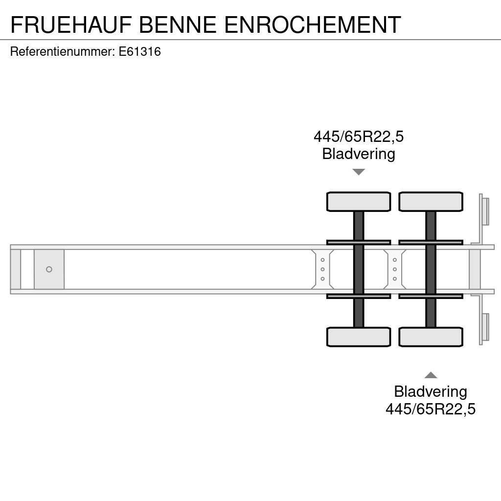 Fruehauf BENNE ENROCHEMENT Ανατρεπόμενες ημιρυμούλκες