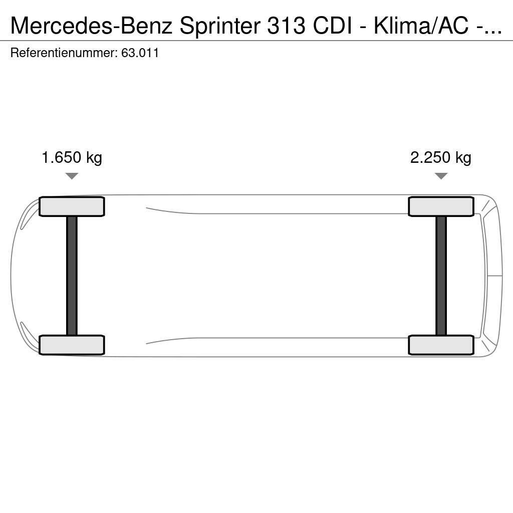 Mercedes-Benz Sprinter 313 CDI - Klima/AC - Joly B9 crane - 5 se Pickup/Αγροτικό