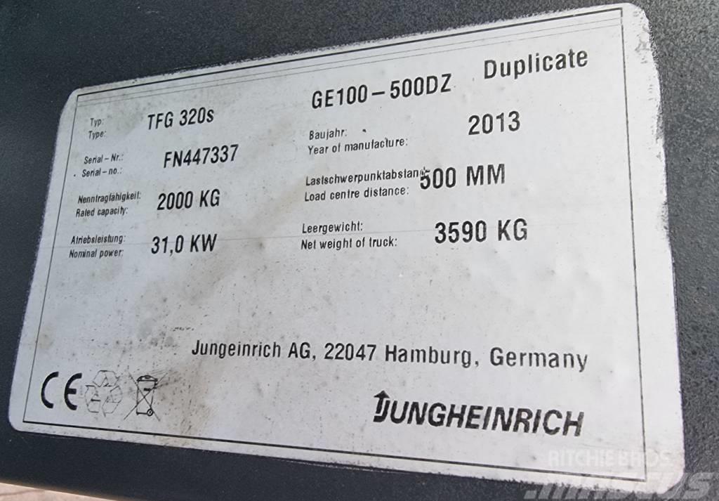 Jungheinrich TFG 320s Περονοφόρα ανυψωτικά κλαρκ με φυσικό αέριο LPG