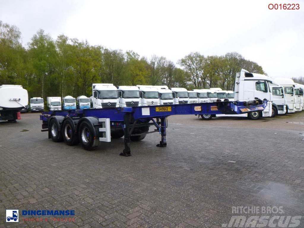 Dennison 3-axle container trailer 20-30-40-45 ft Ημιρυμούλκες Container