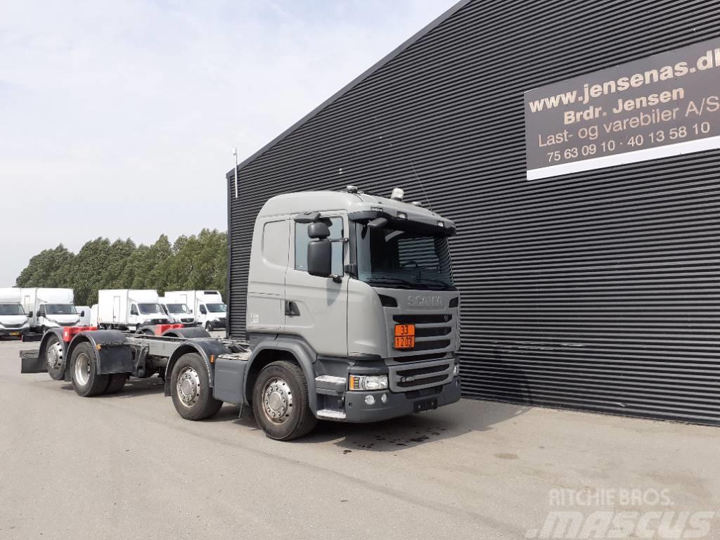 Scania G 450 CHASSIS AUT, 8X2 Φορτηγά Σασί