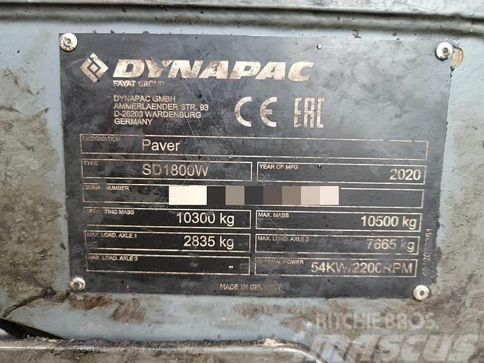 Dynapac SD1800W Επίστρωση ασφάλτου