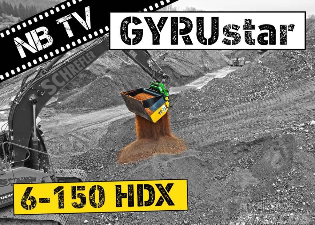 Gyru-Star 6-150HDX (opt Oilquick OQ70/50, Lehnhoff) Κάδοι κοσκινίσματος