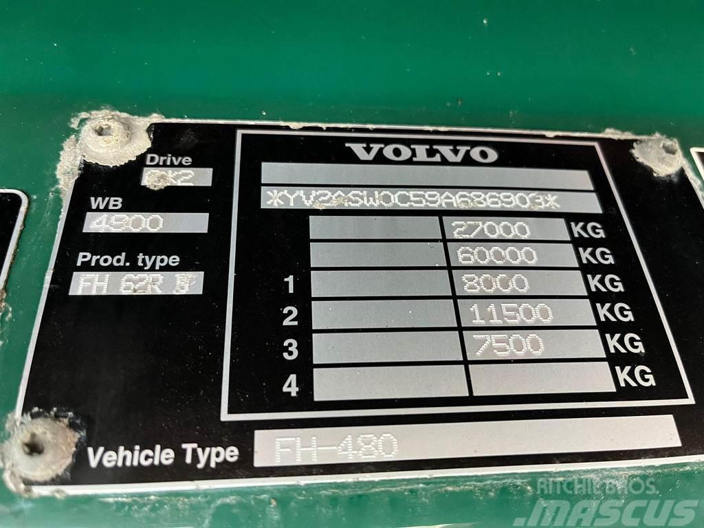 Volvo FH 480 6x2*4 HMF 2420 K5 / PLATFORM L=7116 mm / HY Φορτηγά με Γερανό