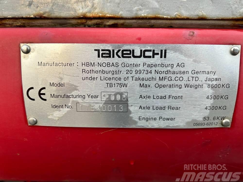 Takeuchi TB175W Μίνι εκσκαφείς 7t - 12t