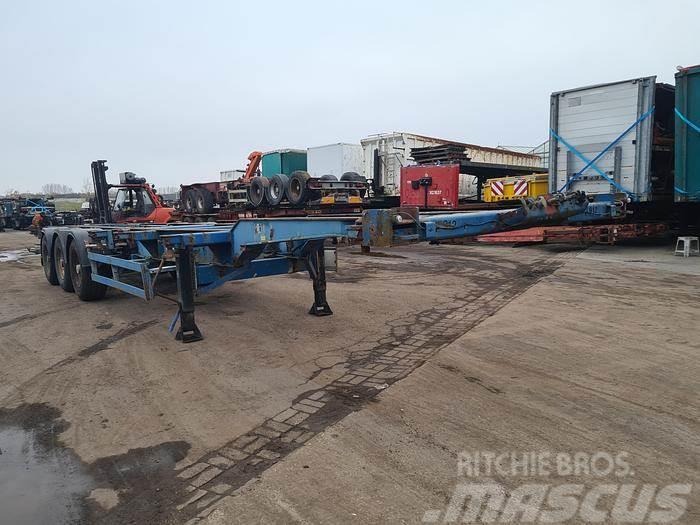 Fliegl 3 AXLE CONTAINER CHASSIS 40 2X20 20 MIDDLE SAF DRU Ημιρυμούλκες Container