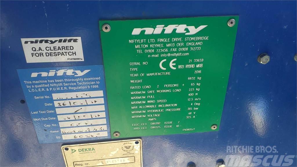 Niftylift HR21AWDH Ανυψωτήρες με αρθρωτό βραχίονα