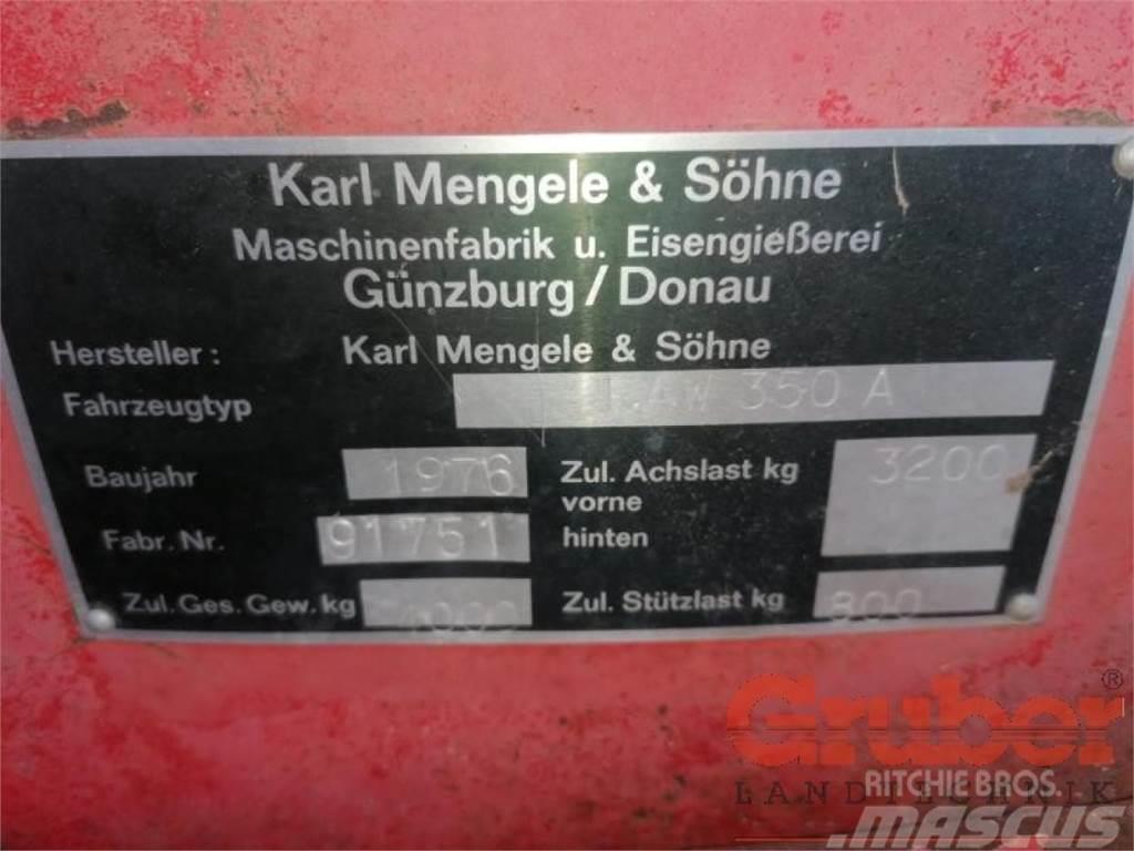 Mengele LAW 350 A Ρυμούλκα με διάταξη αυτοφόρτωσης