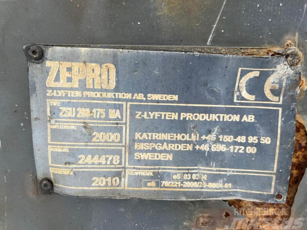  ZEPRO ZSU 200-175MA / 2000 KG. Αναβατόρια αγαθών και επίπλων