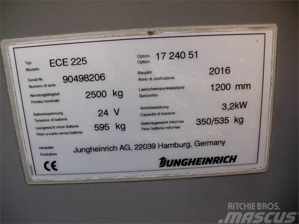 Jungheinrich ECE 225 2400x510mm Περονοφόρο ανυψωτικό συλλογής παραγγελιών μικρού ύψους