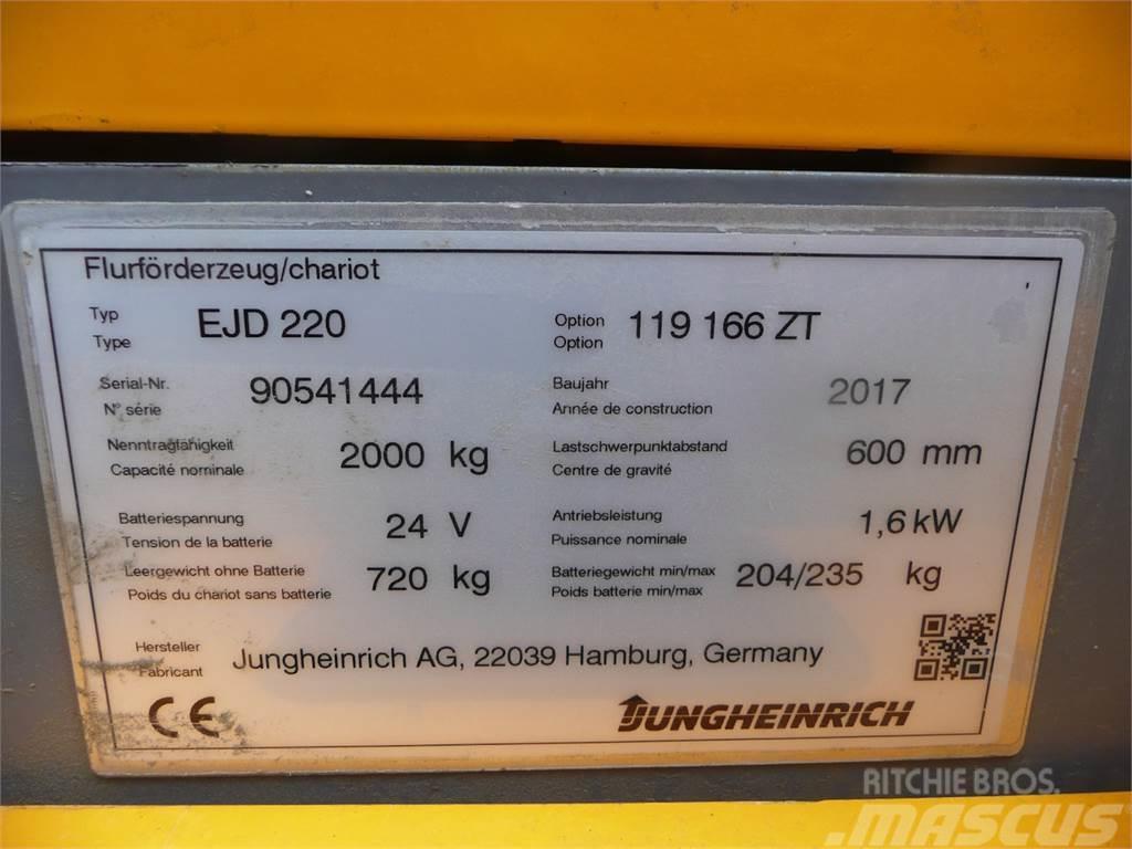 Jungheinrich EJD 220 166 ZT Li-ion Ηλεκτρικά παλετοφόρα με ιστό