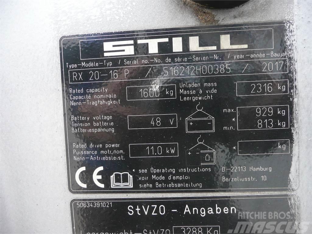Still RX20-16P Ηλεκτρικά περονοφόρα ανυψωτικά κλαρκ