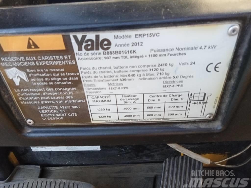 Yale ERP15VC Ηλεκτρικά περονοφόρα ανυψωτικά κλαρκ