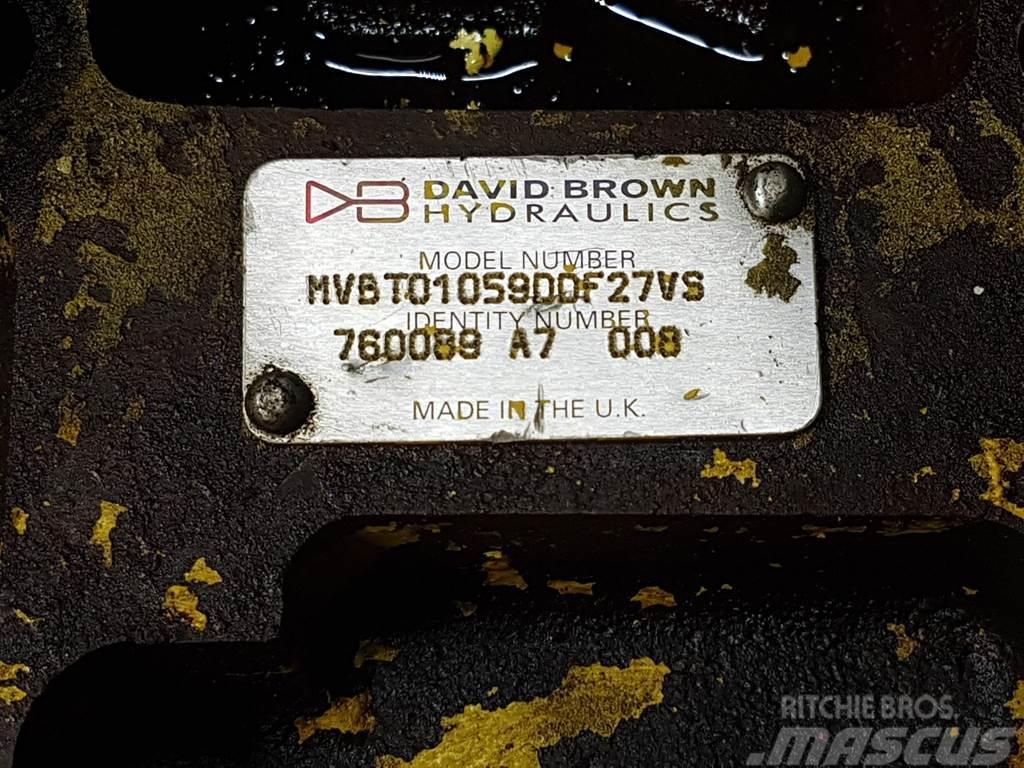 David Brown MVBT01059 - Komatsu WA270-3 - Valve Υδραυλικά