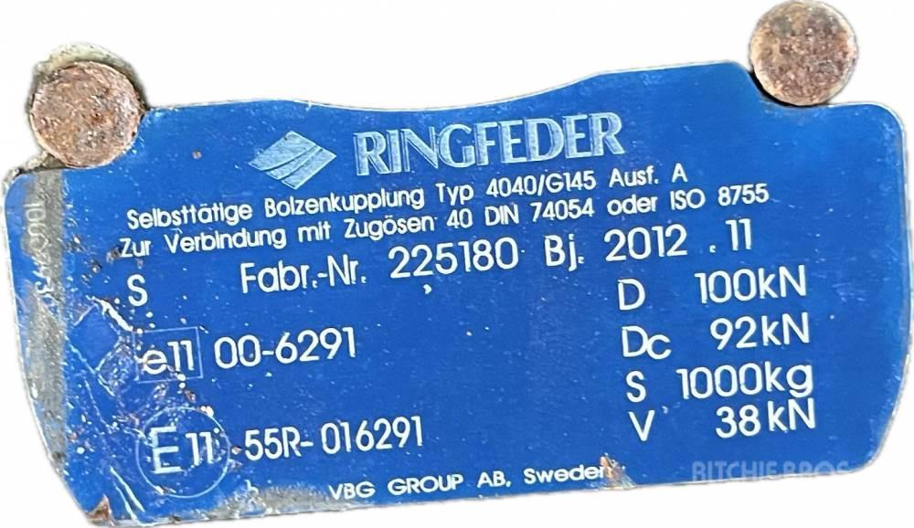 MAN TGL ZADNÍ PŘÍČKA SE ZÁVĚSEM RINGFEDER 4040/G145, 1 Άλλα εξαρτήματα