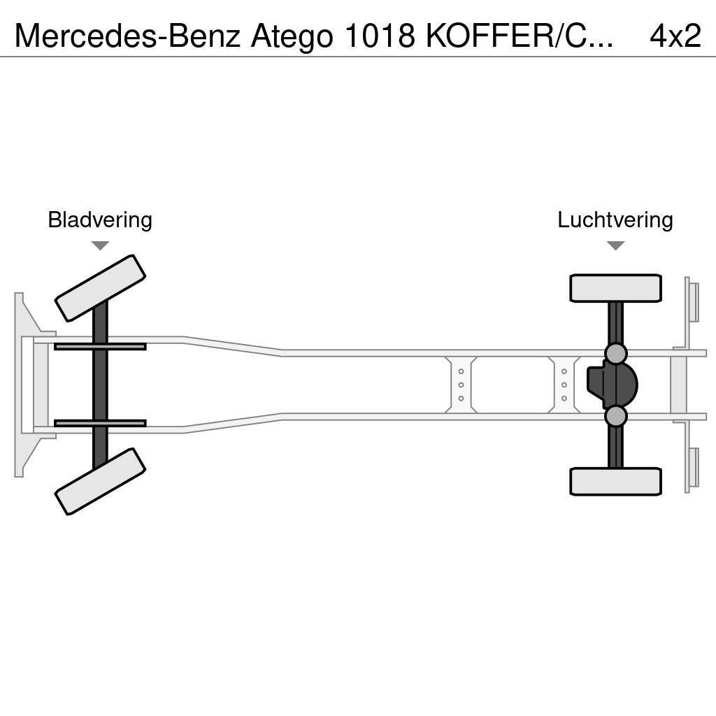 Mercedes-Benz Atego 1018 KOFFER/CAISSE + D'HOLLANDIA 1500 KG Φορτηγά Κόφα