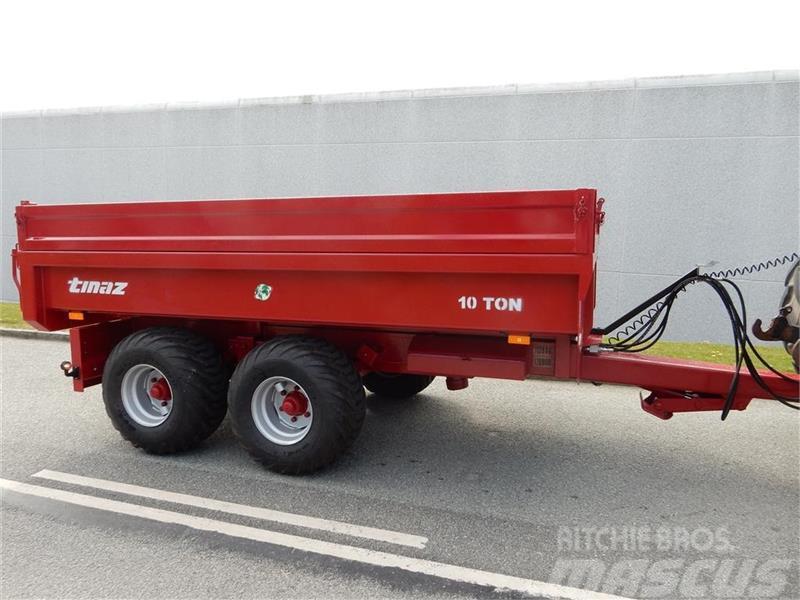 Tinaz 10 tons dumpervogn med slidsker Άλλα μηχανήματα φροντίδας εδάφους