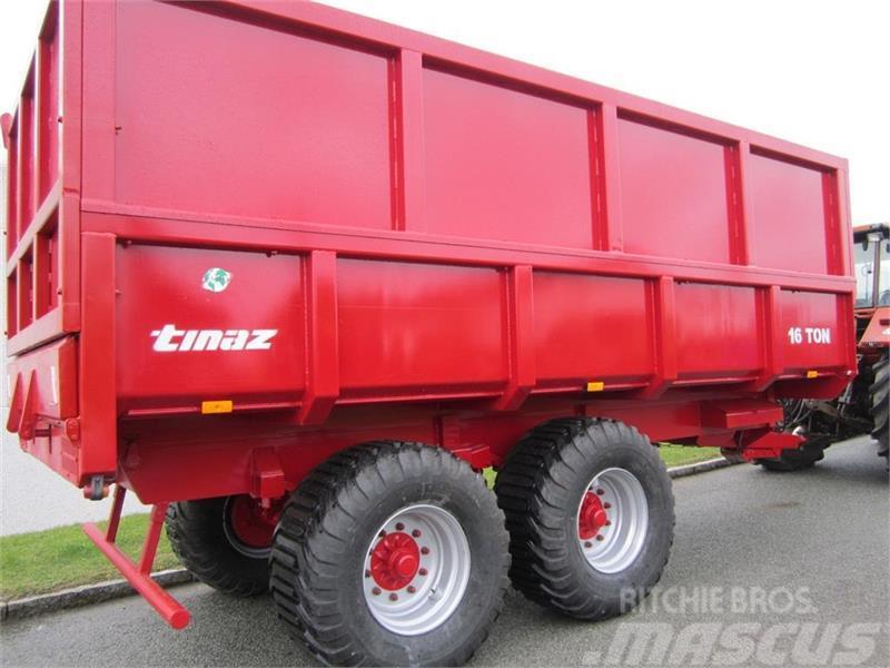 Tinaz 16 tons dumpervogne med kornsider Άλλα μηχανήματα φροντίδας εδάφους