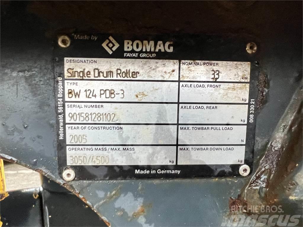 Bomag BW 124 PDB-3 - 3.000 kg. / Tromle / 1.400T Οδοστρωτήρες μονού κυλίνδρου