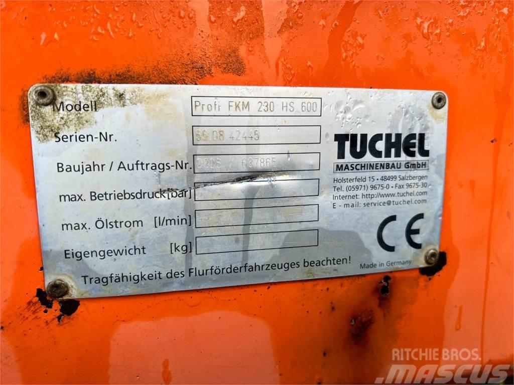 Tuchel Profi 660 kost - 230 cm. bred / Volvo ophæng Φορτωτές με λάστιχα (Τροχοφόροι)