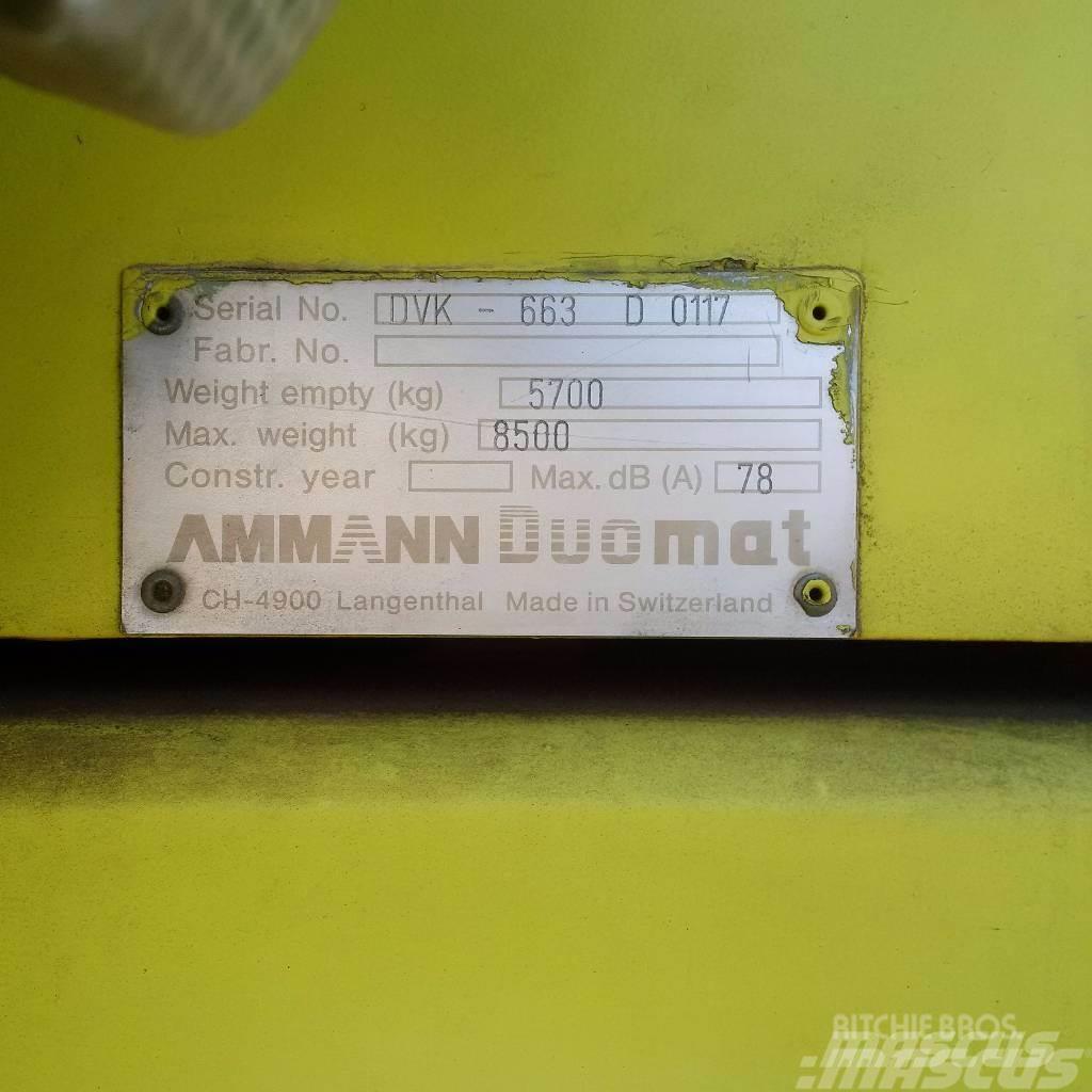 Ammann DVK663 AMMANN DVK663 Οδοστρωτήρες διπλού κυλίνδρου