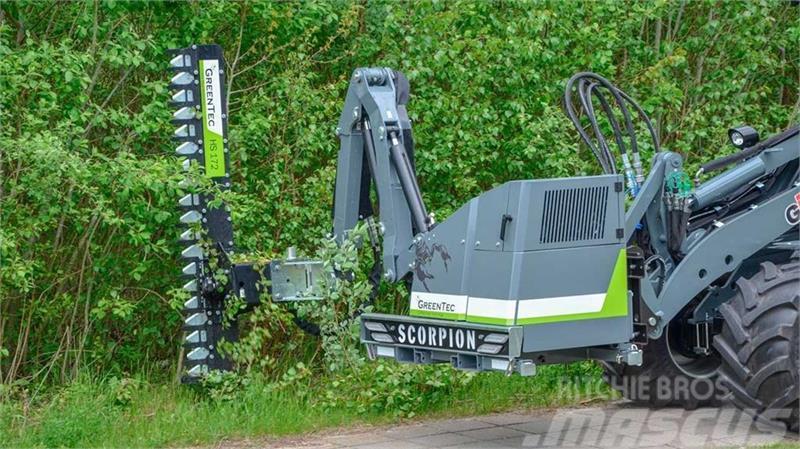 Greentec Scorpion 430 Basic Front Til læssemaskiner - PÅ LA Ψαλίδες κοπής φρακτών από θάμνους
