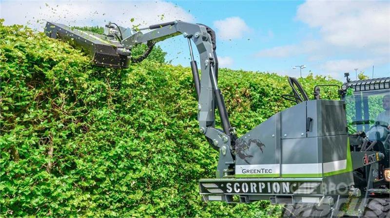 Greentec Scorpion 430 Basic Front Til læssemaskiner - PÅ LA Ψαλίδες κοπής φρακτών από θάμνους