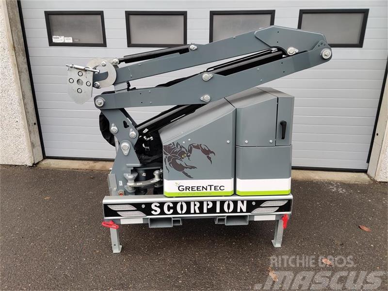 Greentec Scorpion 430 Basic Front Hydraulisk trukket (til l Ψαλίδες κοπής φρακτών από θάμνους