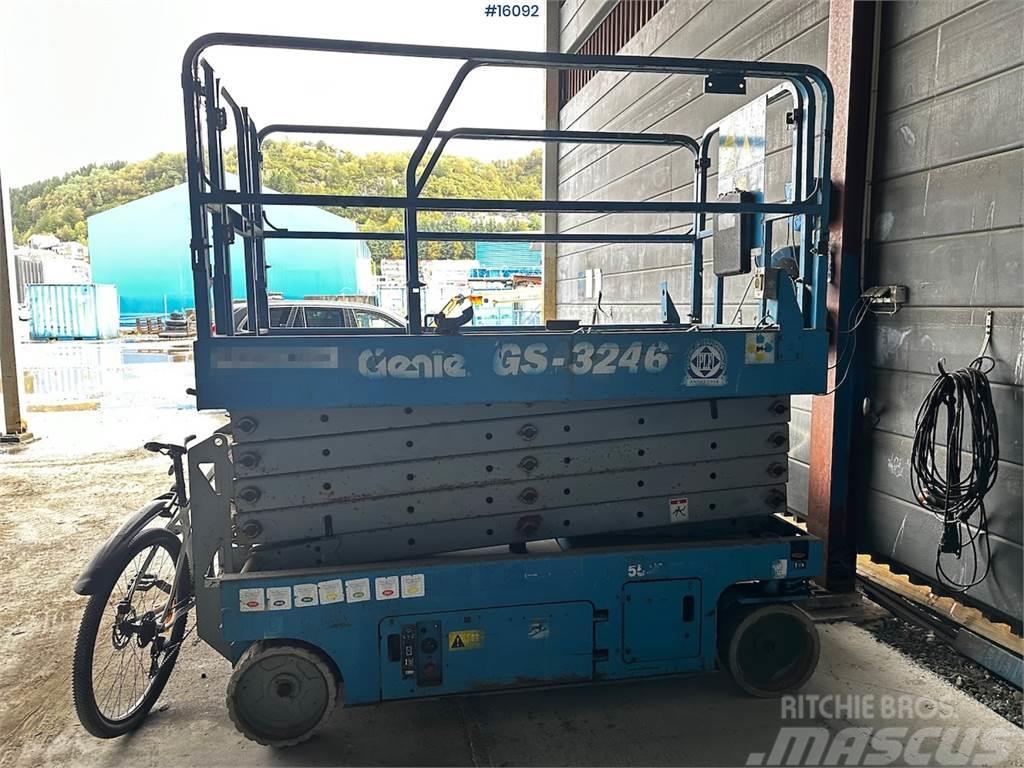 Genie GS 3246 Scissor lift. Delivered certified Ανυψωτήρες ψαλιδωτής άρθρωσης