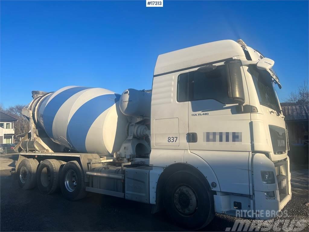 MAN TGX 35.480 8x4 Concrete truck w/ Putzmeister super Φορτηγά-Μπετονιέρες