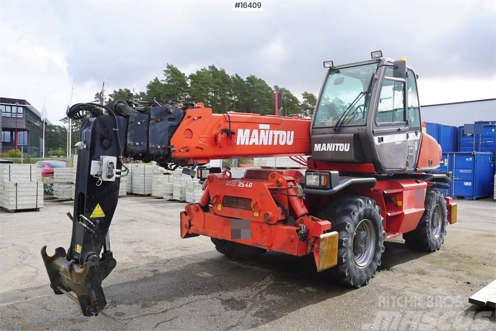 Manitou MRT 2540M with bucket and fork Τηλεσκοπικοί ανυψωτές