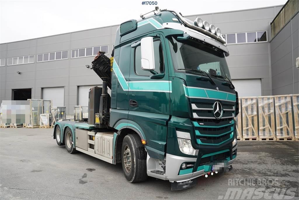 Mercedes-Benz Actros 2663 with 23t/m crane. Well equipped Φορτηγά με Γερανό