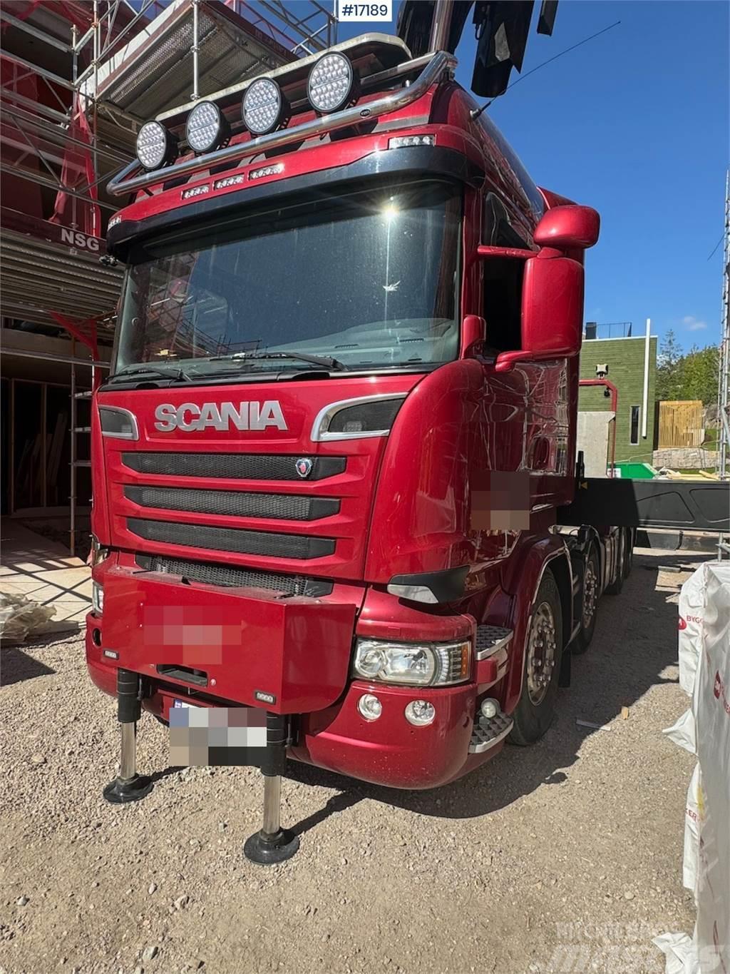 Scania R520 combi truck w/ 92 t/m Palfinger crane. Jib an Φορτηγά με Γερανό